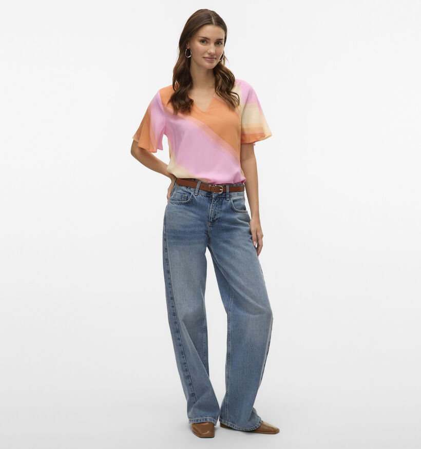 Vero Moda Vanya Oranje Blouse voor dames (352140)
