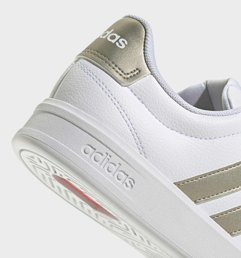 adidas Grand Court 3.0 Witte/Gouden Sneakers voor dames (372606) - geschikt voor steunzolen