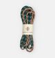 Laurent David Donkergroene/Bruine Veters (2 Paar) voor dames, heren, jongens, meisjes (385423)