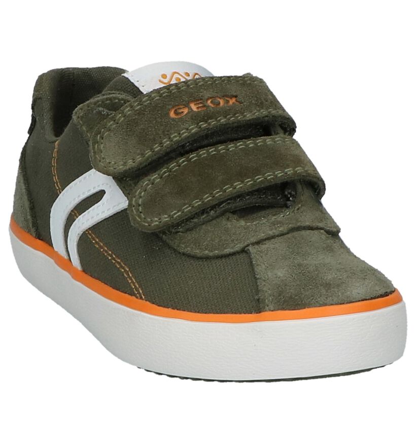 Geox Blauwe Velcroschoenen in nubuck (265788)