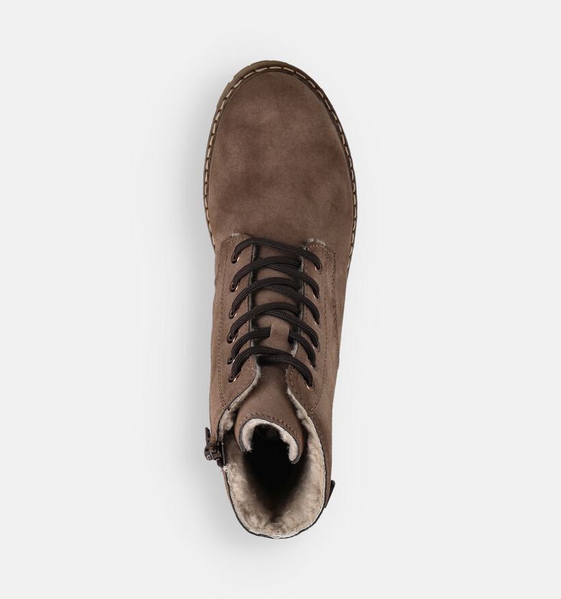 Rieker Bruine Enkellaarsjes voor dames (363555)