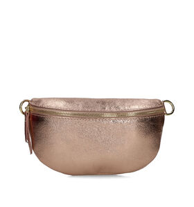 Via Limone Rose Gold Crossbody Heuptas in leer (328703)