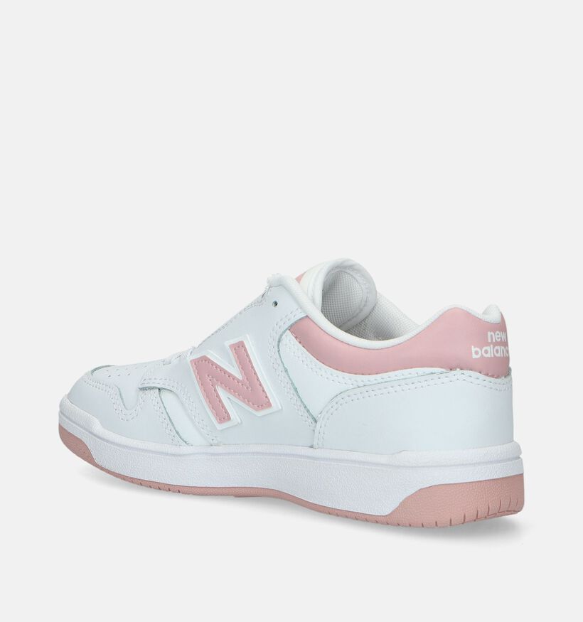 New Balance PHB 480 Witte Sneakers voor meisjes (334644) - geschikt voor steunzolen