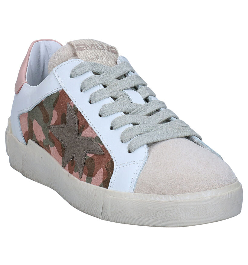 Méliné Baskets casual en Blanc pour femmes (289974) - pour semelles orthopédiques