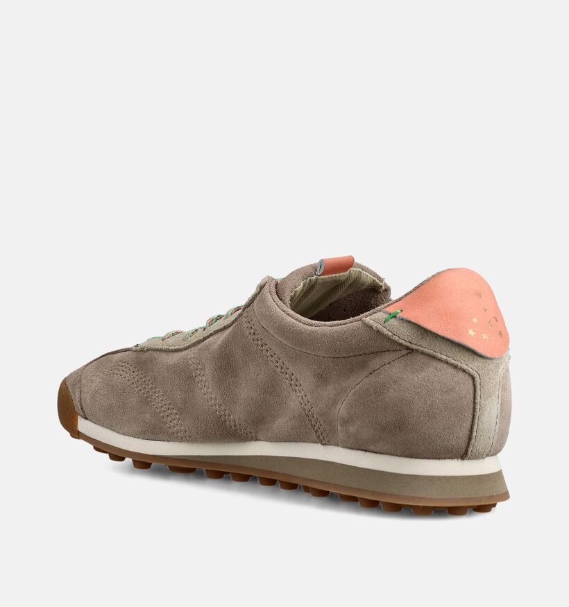 Satorisan Stardust Suede Taupe Veterschoenen voor heren (369910) - geschikt voor steunzolen