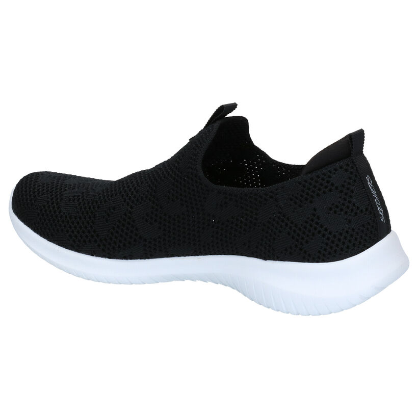 Skechers Ultra Flex Baskets en Noir en textile (291961)