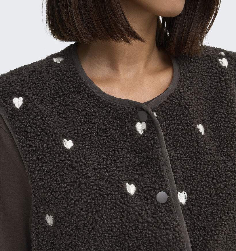 JDY Simina Gilet en Brun fonc&eacute; pour femmes (382073)