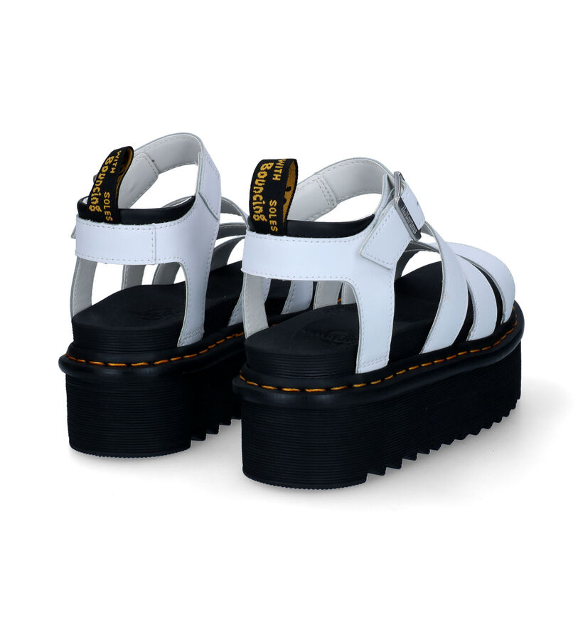 Dr. Martens Blaire Quad Witte Sandalen voor dames (303539)