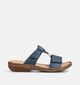 Rieker Blauwe Slippers voor dames (370405)