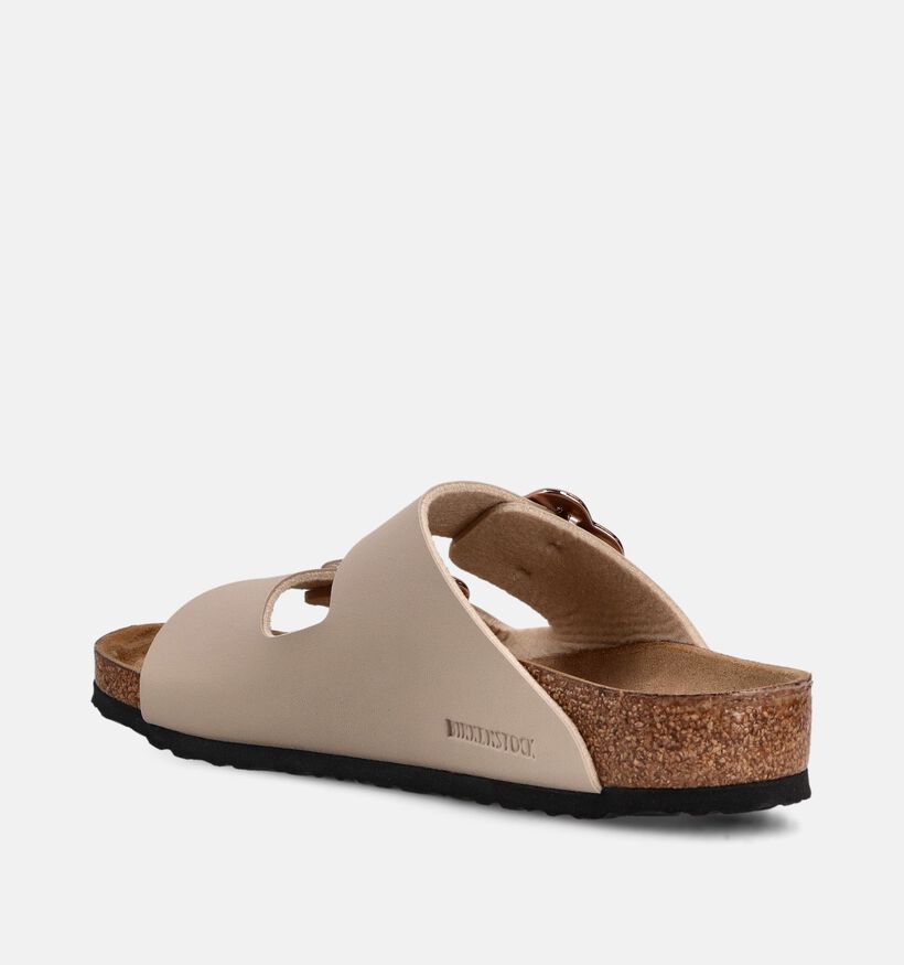Birkenstock Arizona Flower Beige Slippers voor meisjes (368271)