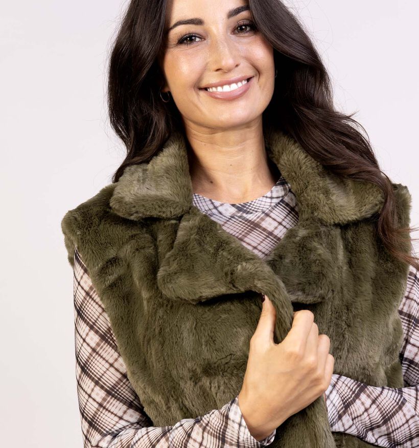 Laurent David Donkergroene Bodywarmer voor dames (366536)