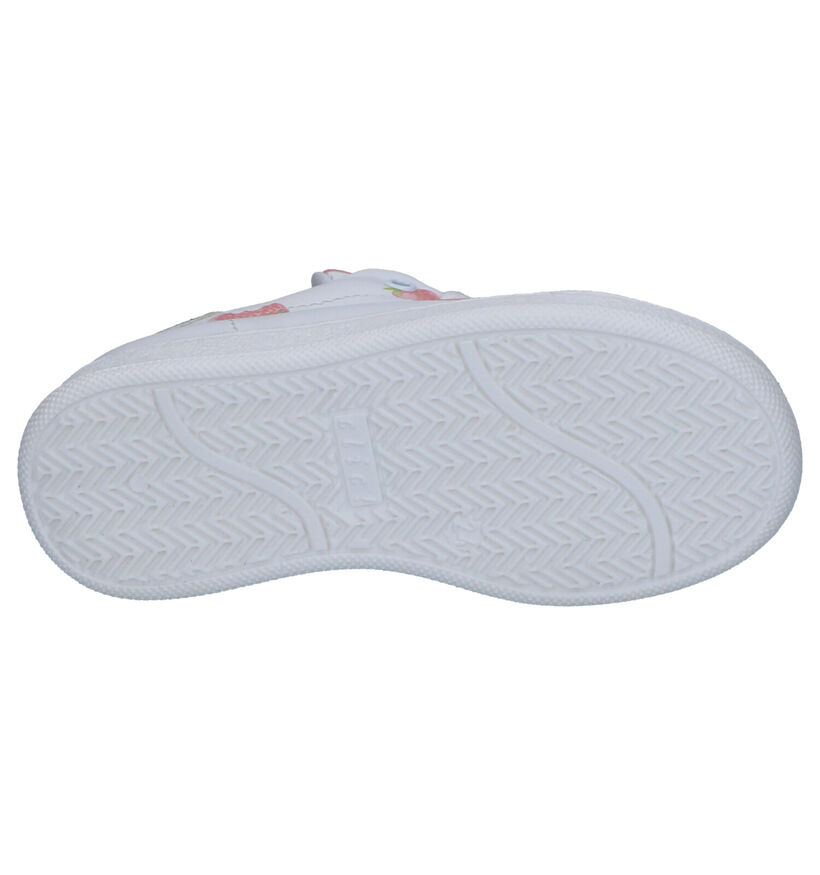 Clic! Baskets basses en Blanc en cuir (270506)