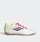 adidas F50 Club Witte Voetbalschoenen voor jongens, meisjes (361505)