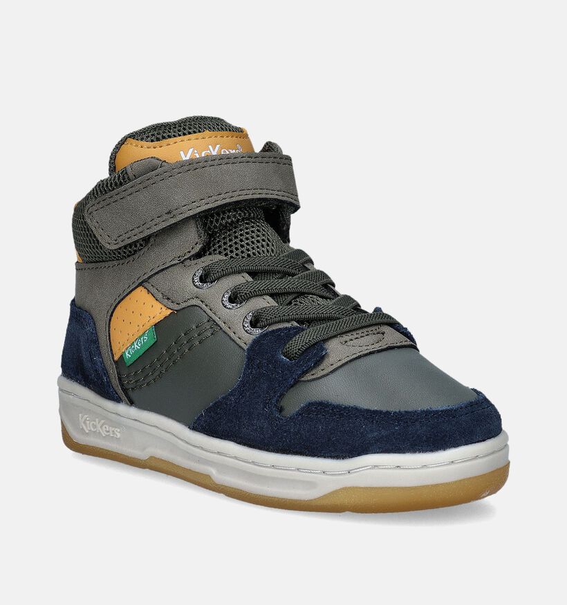 Kickers Kickado Kaki Bottines voor jongens (345511) - geschikt voor steunzolen