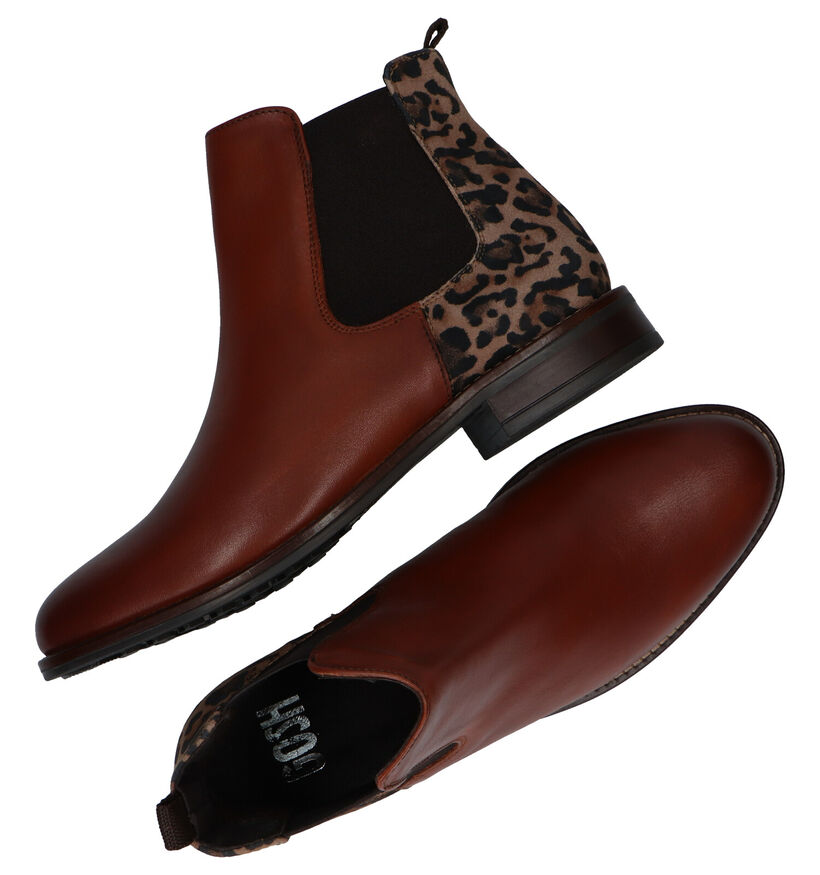 Gosh Cognac Enkellaarzen in daim (277841)