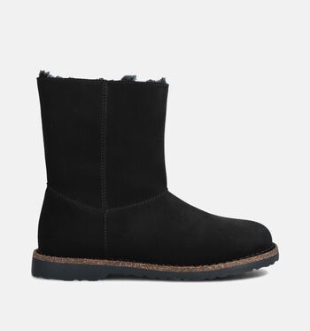 Birkenstock Boots SUEDE LEATHER BLACK/SUEDE LEATHER DARK TEA