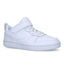 Nike Court Borough Witte Sneakers in kunstleer (333172)