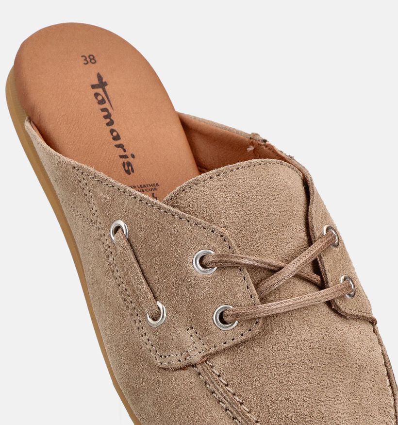 Tamaris Donkerbeige Slippers voor dames (371796)