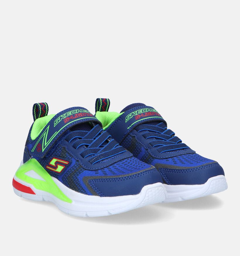 Skechers S Light Tri-Nmaics Blauwe Sneakers voor jongens (335708)