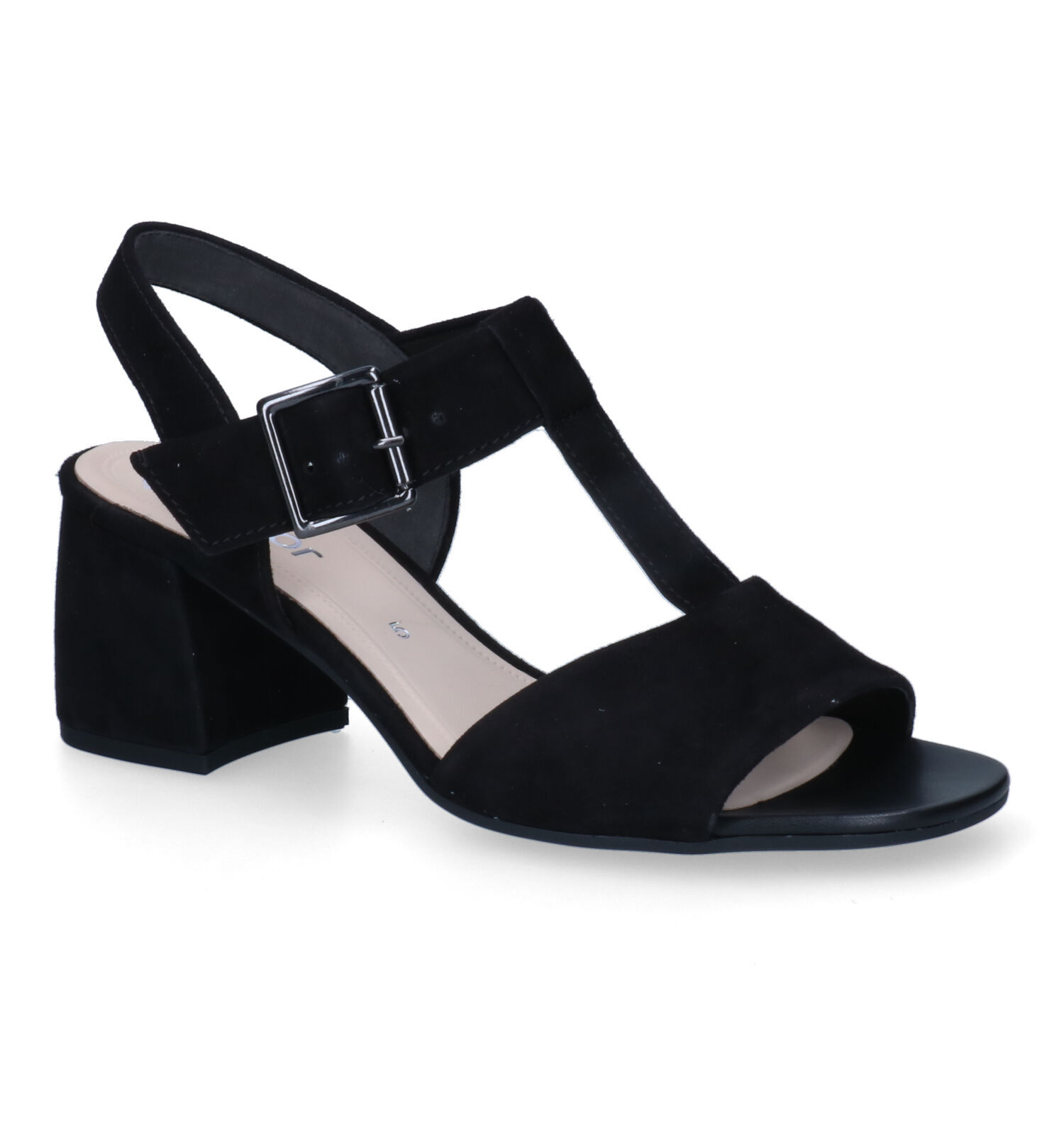 Zwarte gabor 2025 sandalen