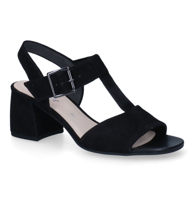 Gabor Best Fitting Zwarte Sandalen voor dames (306207)