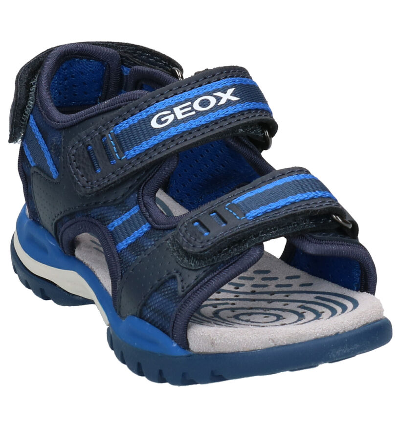 Geox Sandales en Bleu foncé en simili cuir (267484)