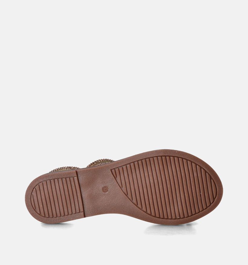 Laurent David Sandales plates en Or pour femmes (357850)