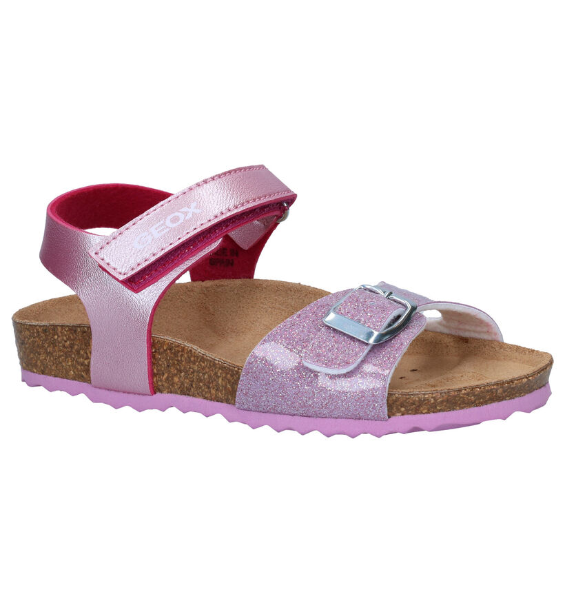 Geox Adriel Sandales en Or en simili cuir (286955)