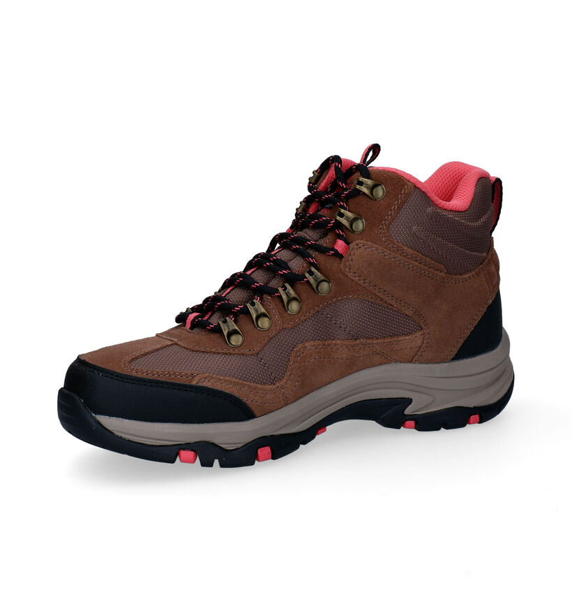 Skechers Trego Base Bruine Wandelschoenen in daim (293953)