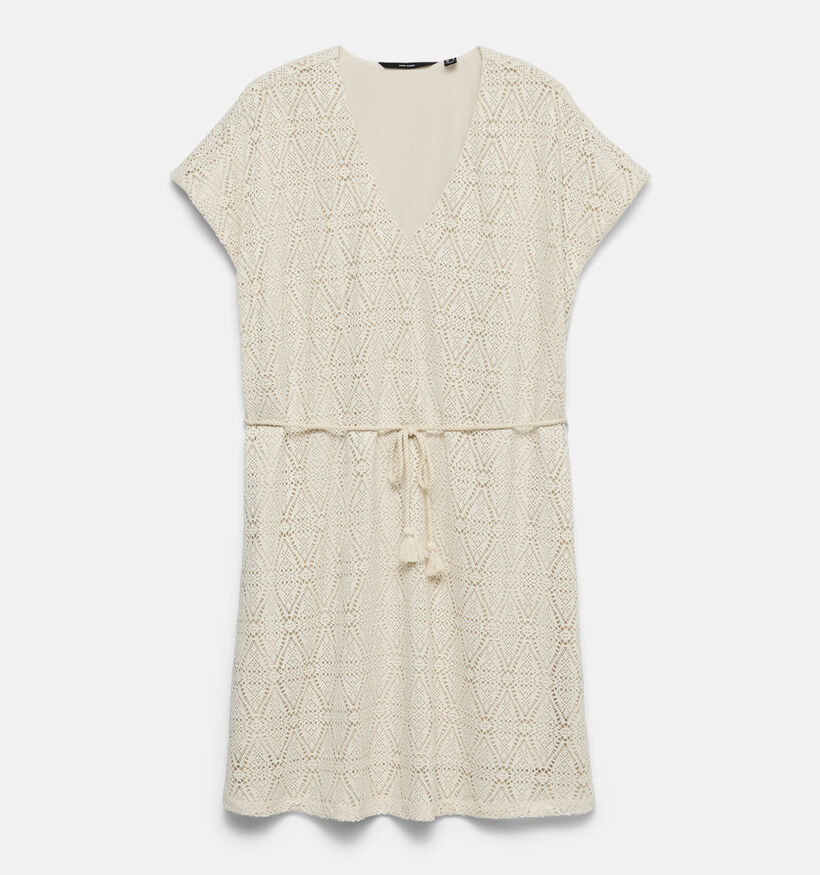 Vero Moda Maya Lichtbeige Korte Jurk voor dames (369387)