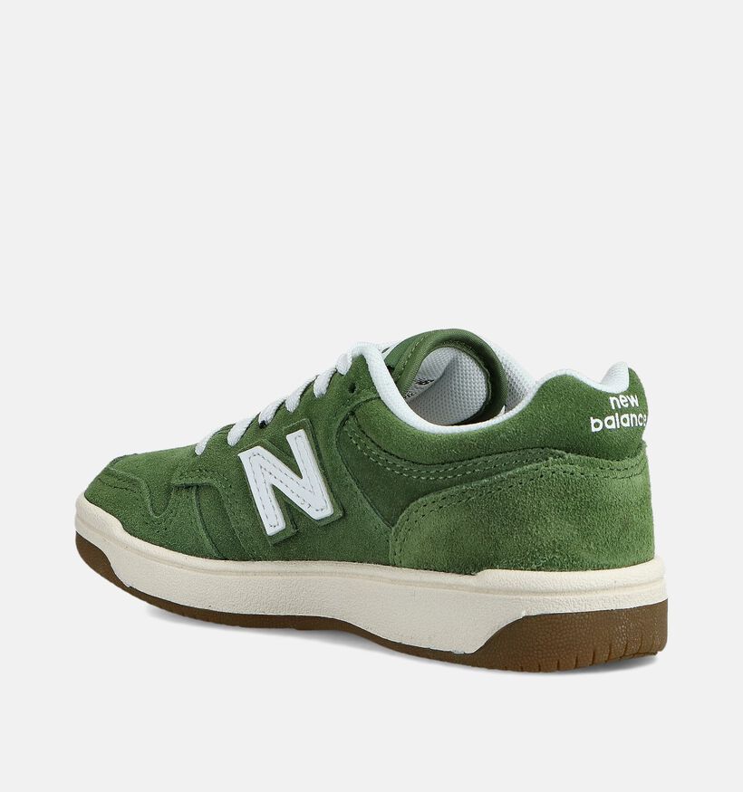 New Balance Baskets basses en Vert pour filles, garçons (358708) - pour semelles orthopédiques