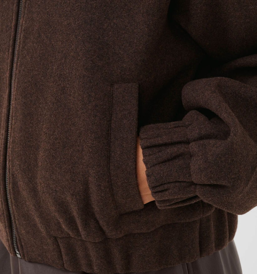 Culture Palona Manteau court en Marron pour femmes (377024)