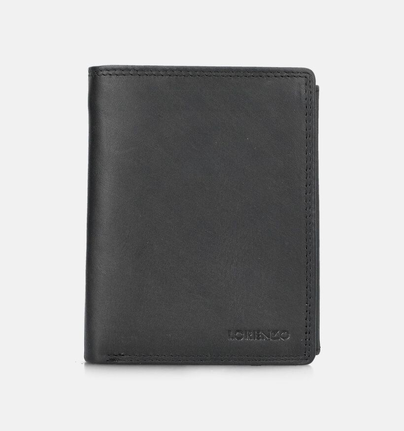 Euro-Leather Porte-monnaie en Noir pour hommes (381377)