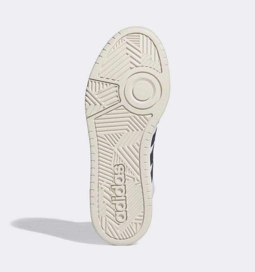 adidas Hoops 3.0 MID Baskets en Blanc pour femmes (349023) - pour semelles orthopédiques