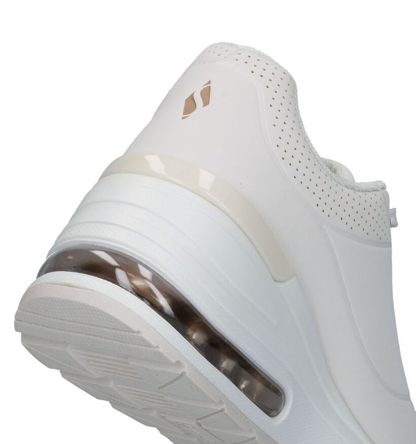 Skechers Million Air Elevated Witte Sneakers Met Sleehak voor dames (335207) - geschikt voor steunzolen