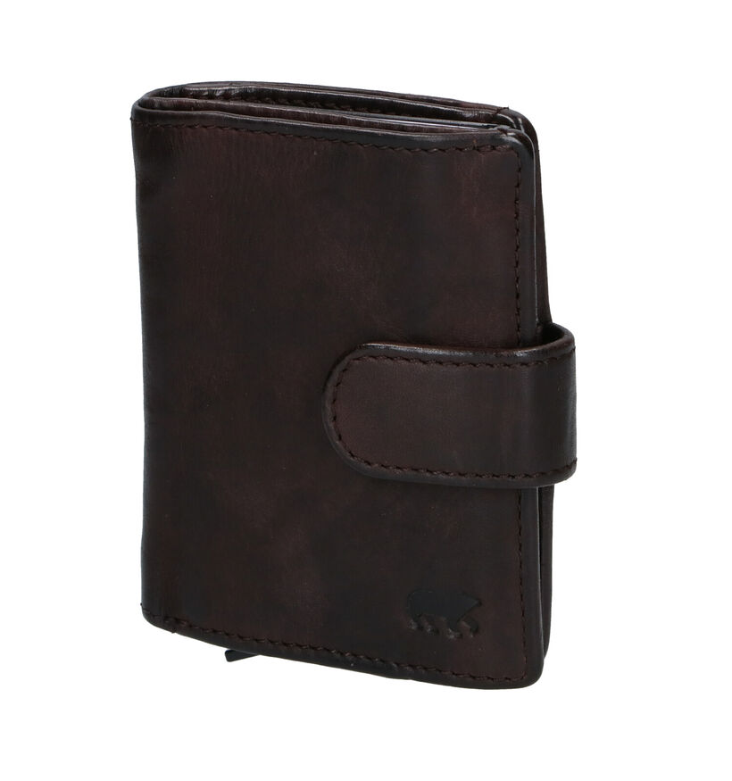 Bear Design Porte-cartes en Noir pour hommes (350748)