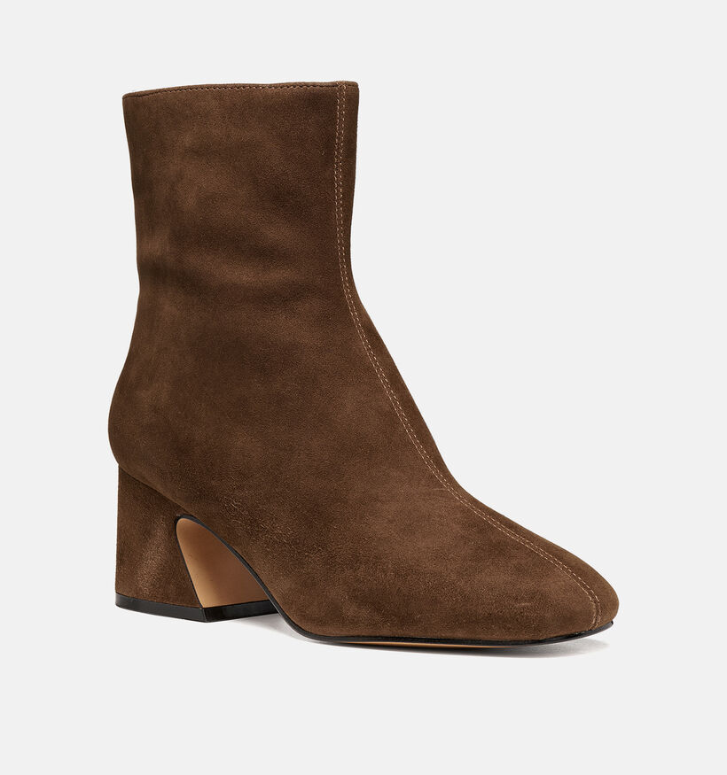 Geox Kalidine Bottines en Marron fonc&eacute; pour femmes (377780)