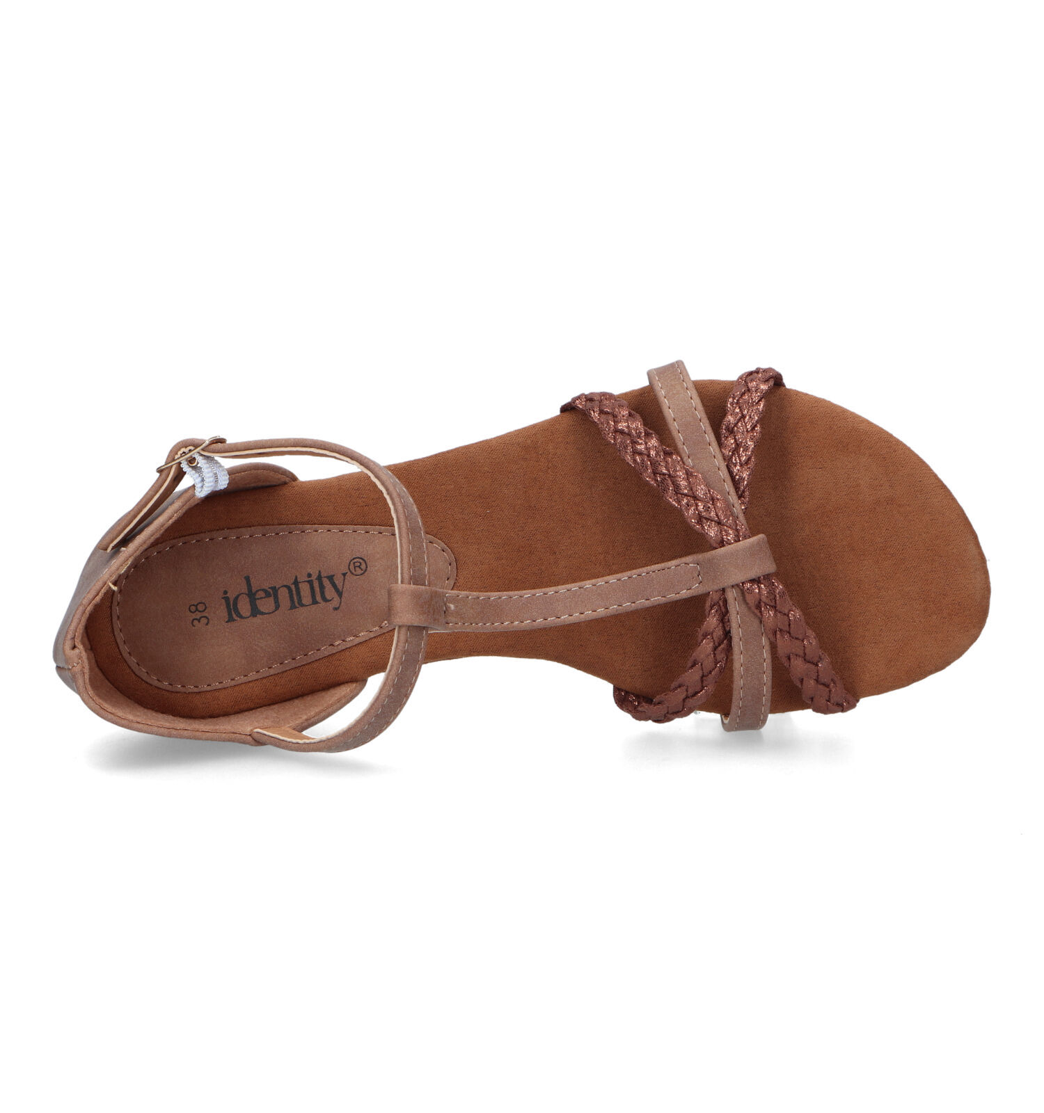 Identity Bruine Sandalen Dames Sandalen Online op TORFS.BE