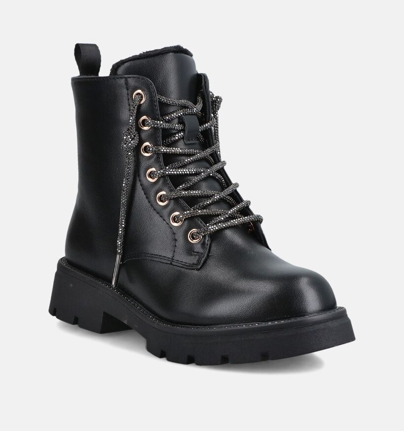 Milo & Mila Zwarte Boots voor meisjes (378700)
