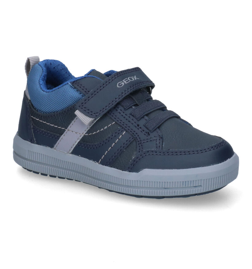 Geox Arzach Blauwe Sneakers in stof (312571)