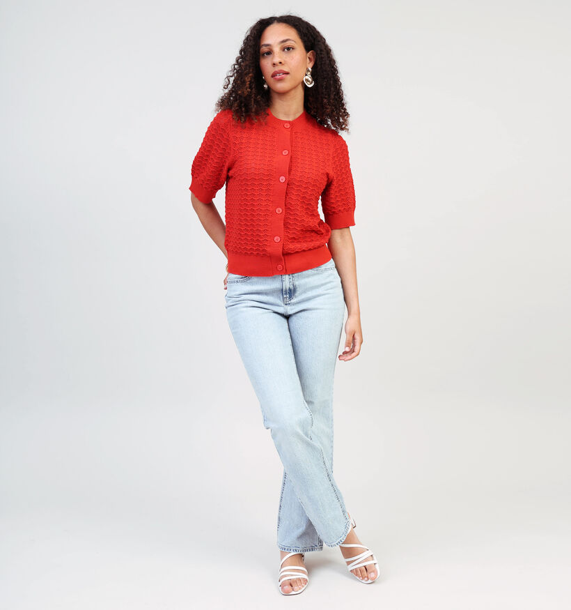 Vila vivua Rode Cardigan voor dames (361394)