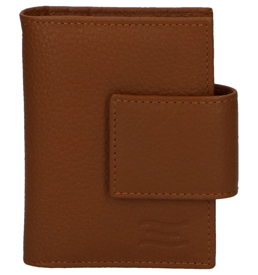 Crinkles Porte-cartes en Marron en cuir (263713)