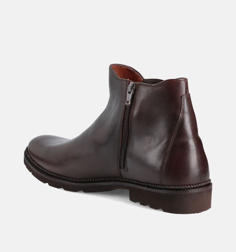 Ambiorix Poggio Bottines Chelsea en Marron pour hommes (365006) - pour semelles orthopédiques