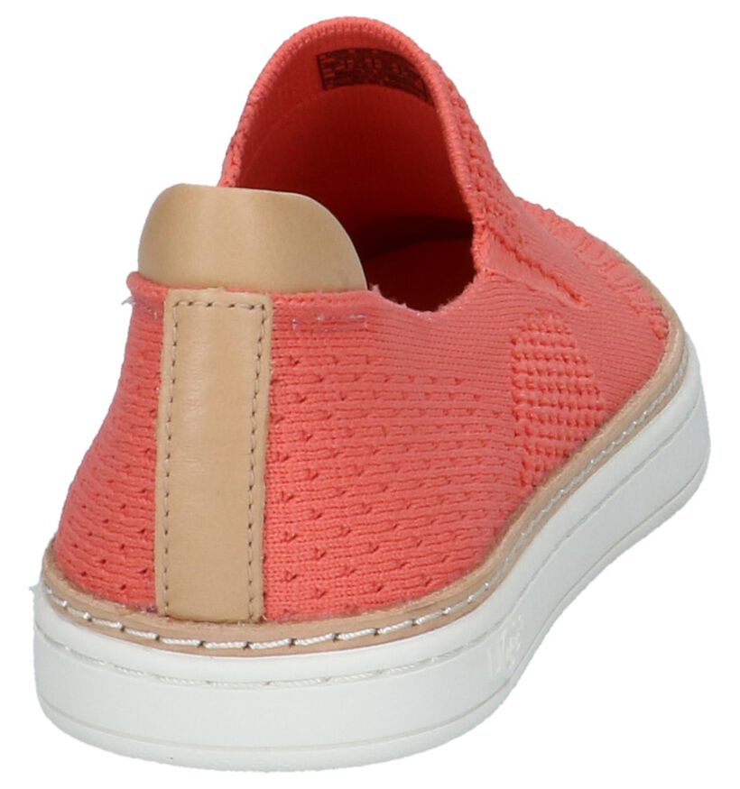 UGG Chaussures slip-on en Rose saumon en cuir (210293)