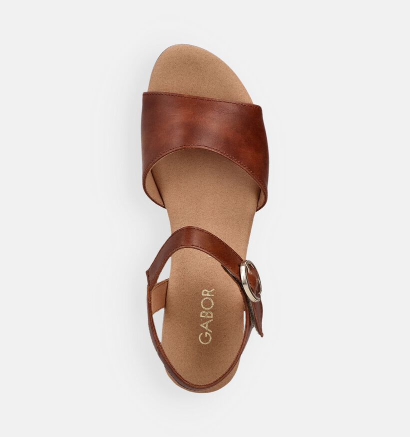 Gabor Cognac Sandalen met Hak voor dames (371195)