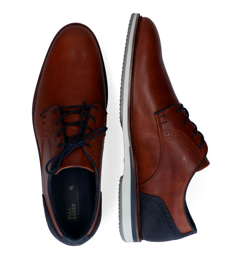 Bullboxer Cognac Veterschoenen in leer (310344)