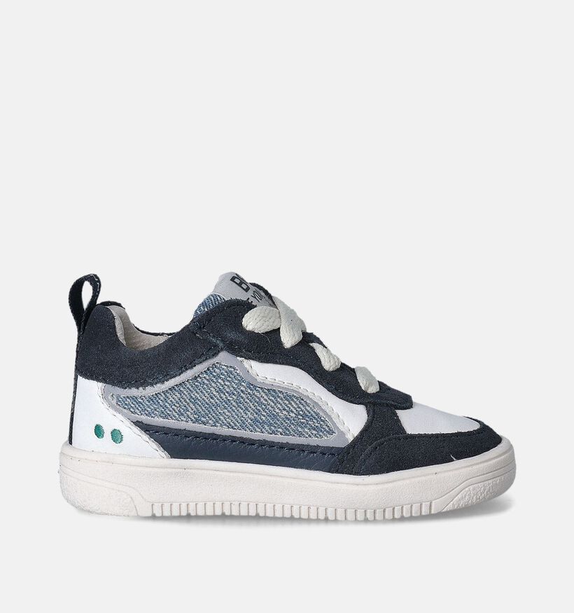 Bunnies Maxime Mellow Blauwe Veterschoenen voor jongens (357467) - geschikt voor steunzolen