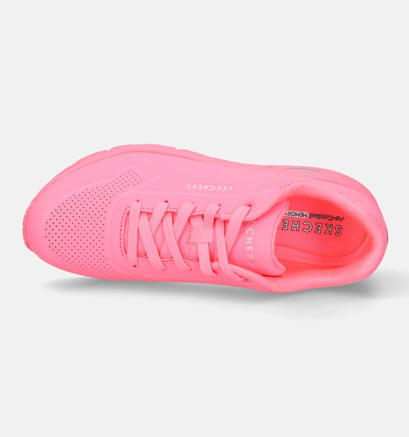 Skechers Uno Stand On Air Baskets en Rose pour femmes (334207)