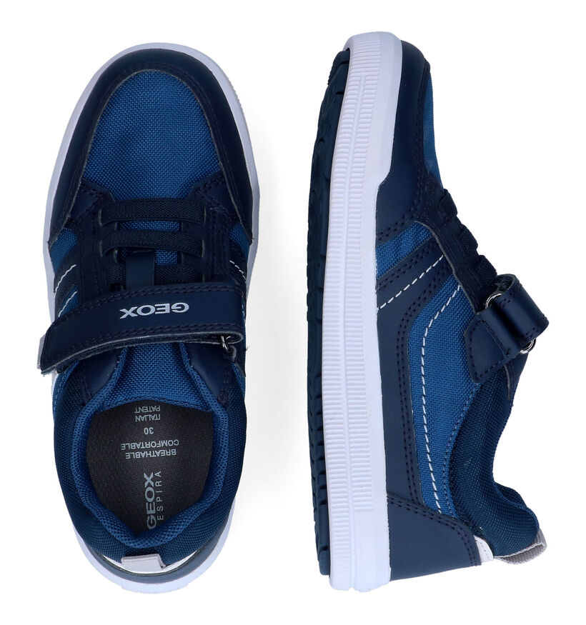 Geox Arzach Chaussures basses en Bleu pour garçons (302606) - pour semelles orthopédiques