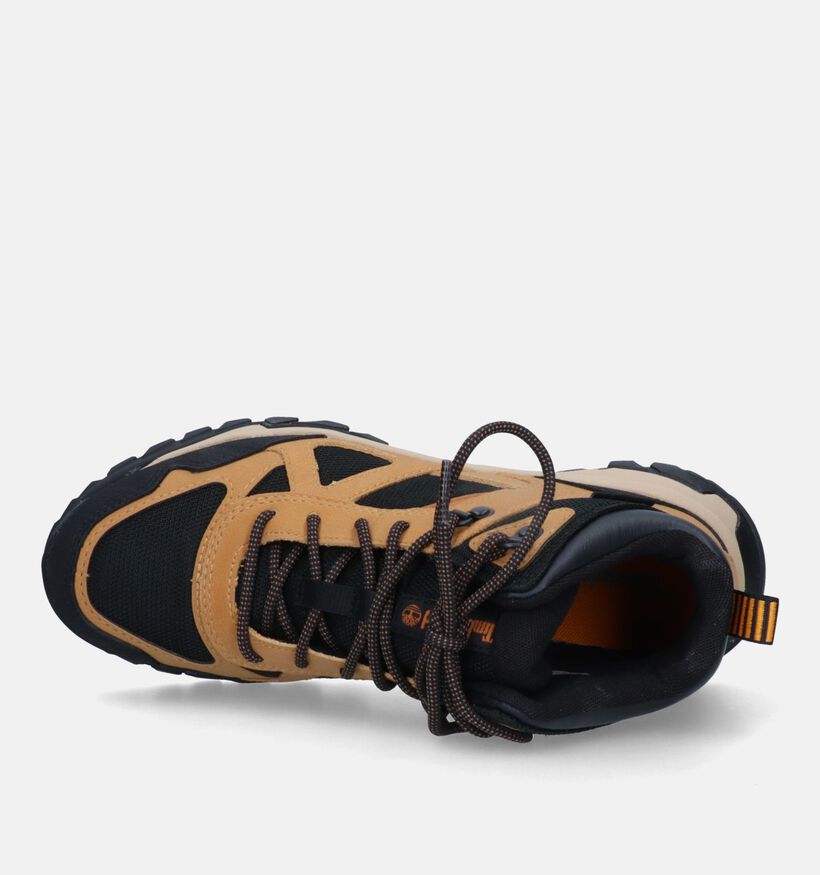 Timberland Lincoln Peak Mid WP Camel Bottines voor jongens (329083) - geschikt voor steunzolen